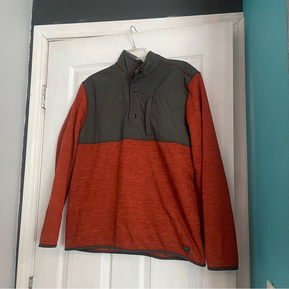 G.H. Bass & Co. Rust Textured Sweater